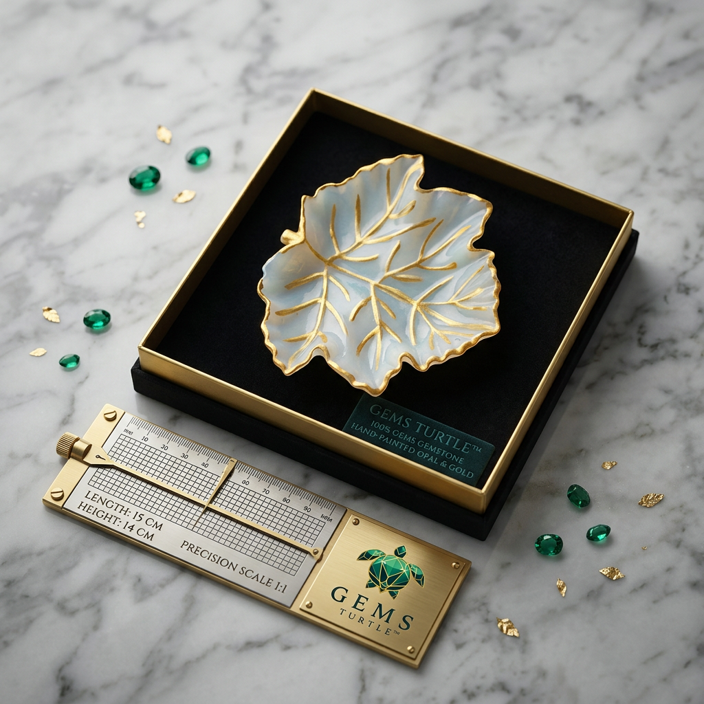 Selenite Leaf Charging Plate – Crystal Cleansing & Energy Charging Tray