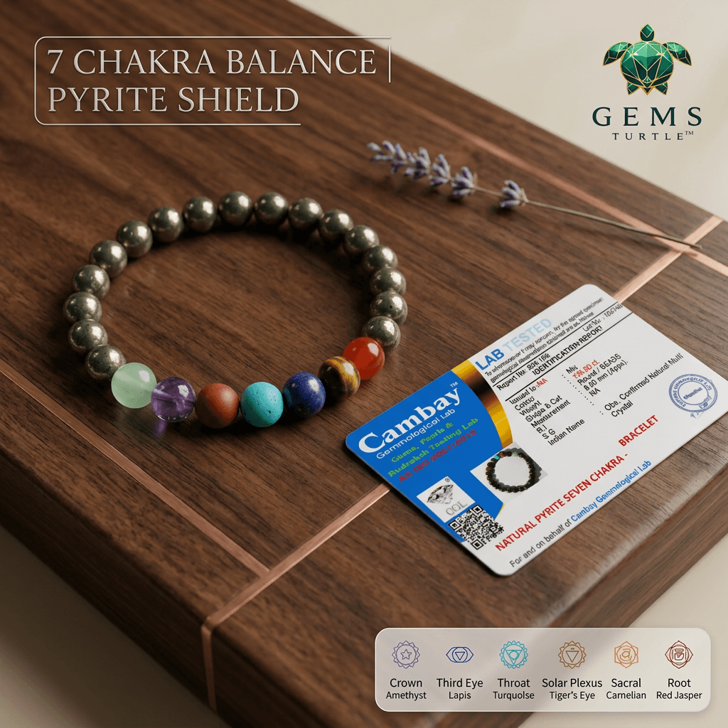 Seven Chakra Bracelet with Certificate
