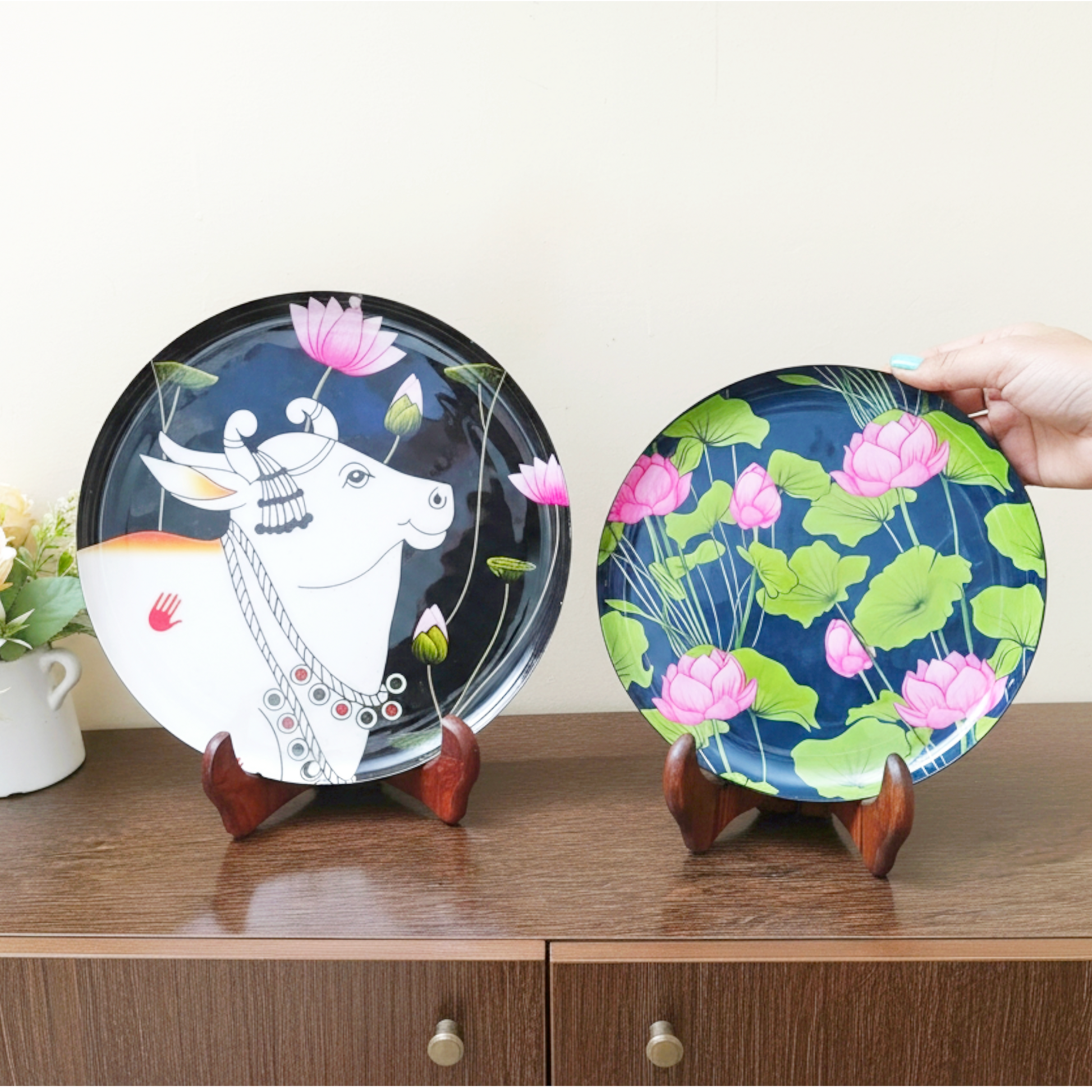 Pichwai Wall Plates