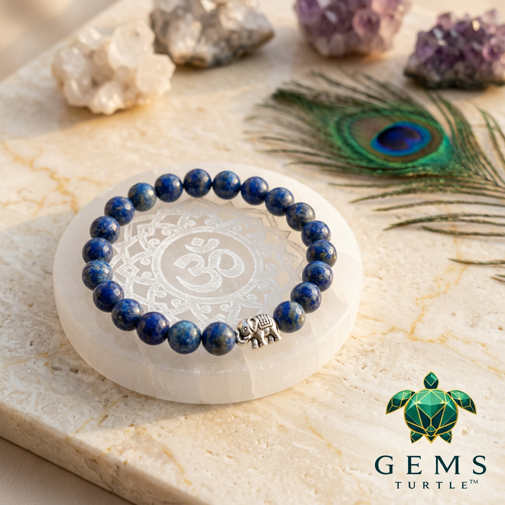 Selenite Charging Plate with Om Symbol for Crystal Cleansing & Energy Charging