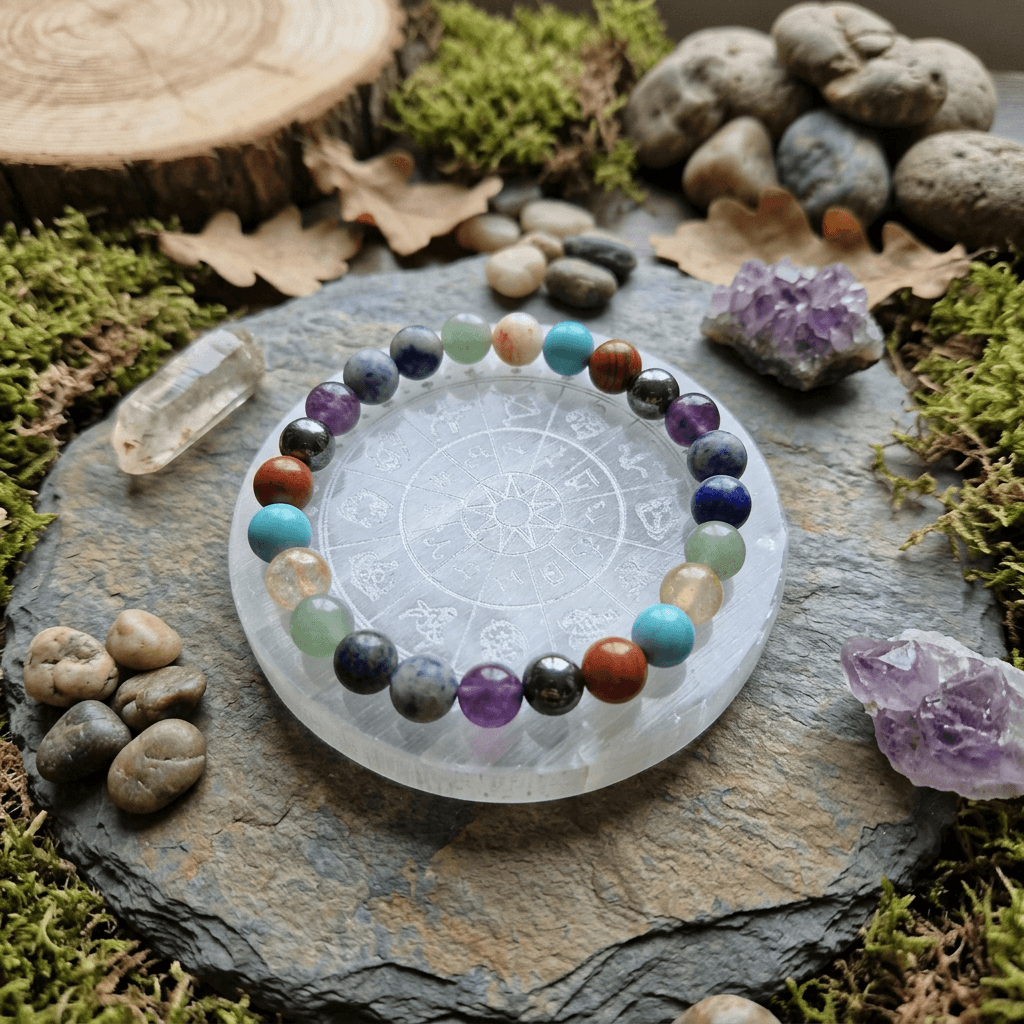 Bracelet with Selenite Plate