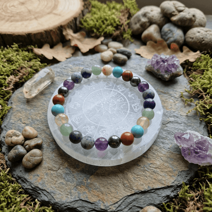 Bracelet with Selenite Plate