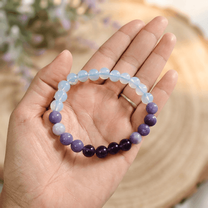 Calm & Clarity Crystal Bracelet for Women & Men – Gems Turtle (image 3)