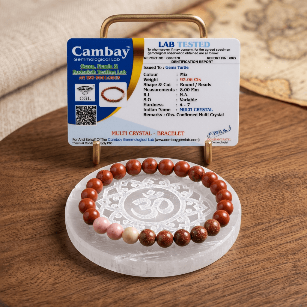 Lab Certified Solar Vitality & Balance Bracelet for Energy, Courage & Positivity – Gems Turtle (image 2)