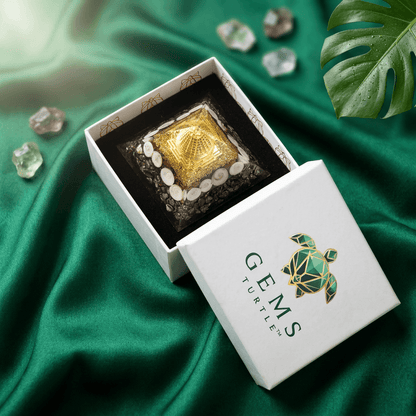 Dhan Lakshmi Yantra Divine Prosperity Pyramid – Gems Turtle (image 3)