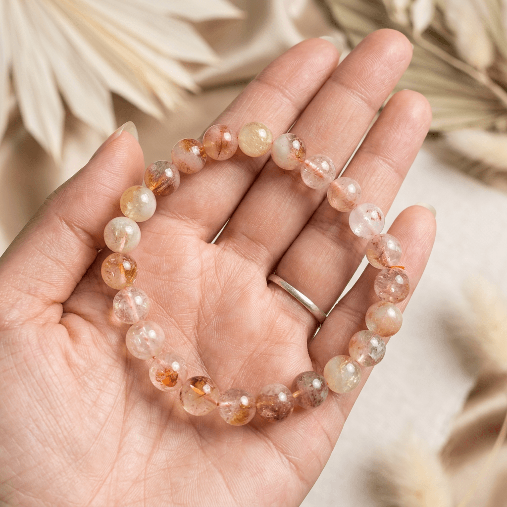 Lab Certified Citrine Crystal Bracelet for Prosperity, Abundance, Success, Confidence & Positive Energy – Gems Turtle (image 4)